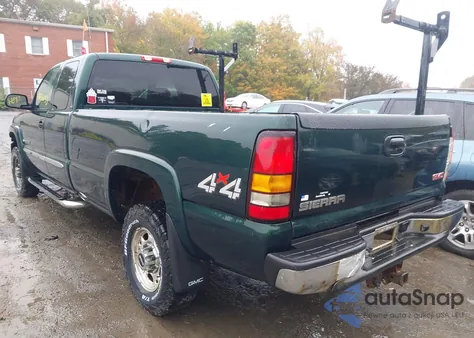 2006 GMC Sierra 2500Hd Sle1 z USA, uszkodzony, nr VIN 1GTHK29U76E108173